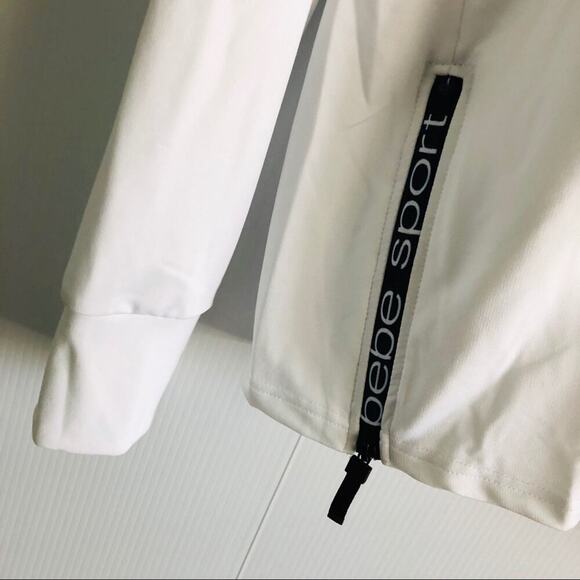 NEW! Bebe Sport hooded sweatshirt front zippers - Picture 7 of 7